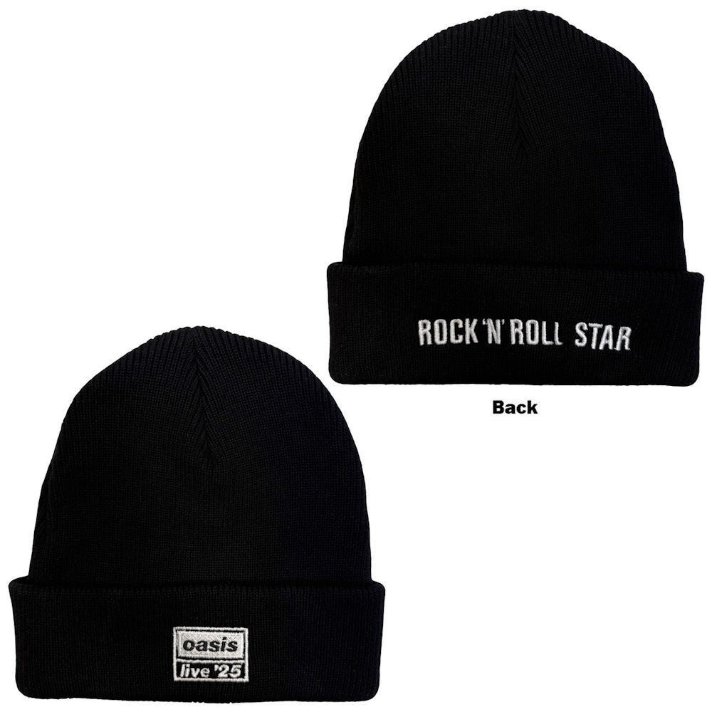 OASIS - (映画「オアシス：ドント・ルック・バック・イン・アンガー」公開 ) - Beanie Hat Live 25 / Black