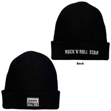 OASIS - (映画「オアシス：ドント・ルック・バック・イン・アンガー」公開 ) - Beanie Hat Live 25 / Black