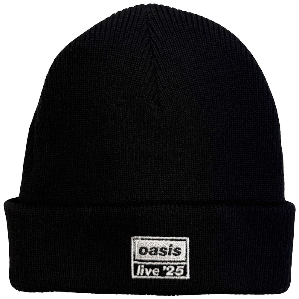 【予約商品】 OASIS オアシス (映画「オアシス：ドント・ルック・バック・イン・アンガー」公開 ) - Beanie Hat Live 25 / Black / ビーニー