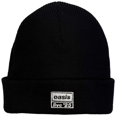 【予約商品】 OASIS オアシス (映画「オアシス：ドント・ルック・バック・イン・アンガー」公開 ) - Beanie Hat Live 25 / Black / ビーニー