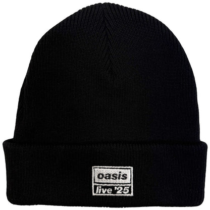 【予約商品】 OASIS オアシス (映画「オアシス：ドント・ルック・バック・イン・アンガー」公開 ) - Beanie Hat Live 25 / Black / ビーニー