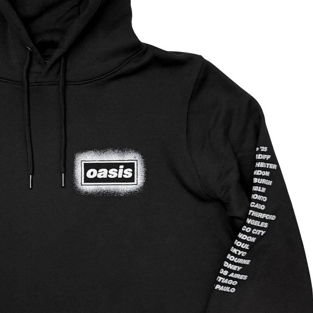 OASIS オアシス (映画「オアシス：ドント・ルック・バック・イン・アンガー」公開 ) - Spray Live '25 World Tour / バック&アームプリントあり / ツアー会場限定 / パーカー・スウェット / メンズ
