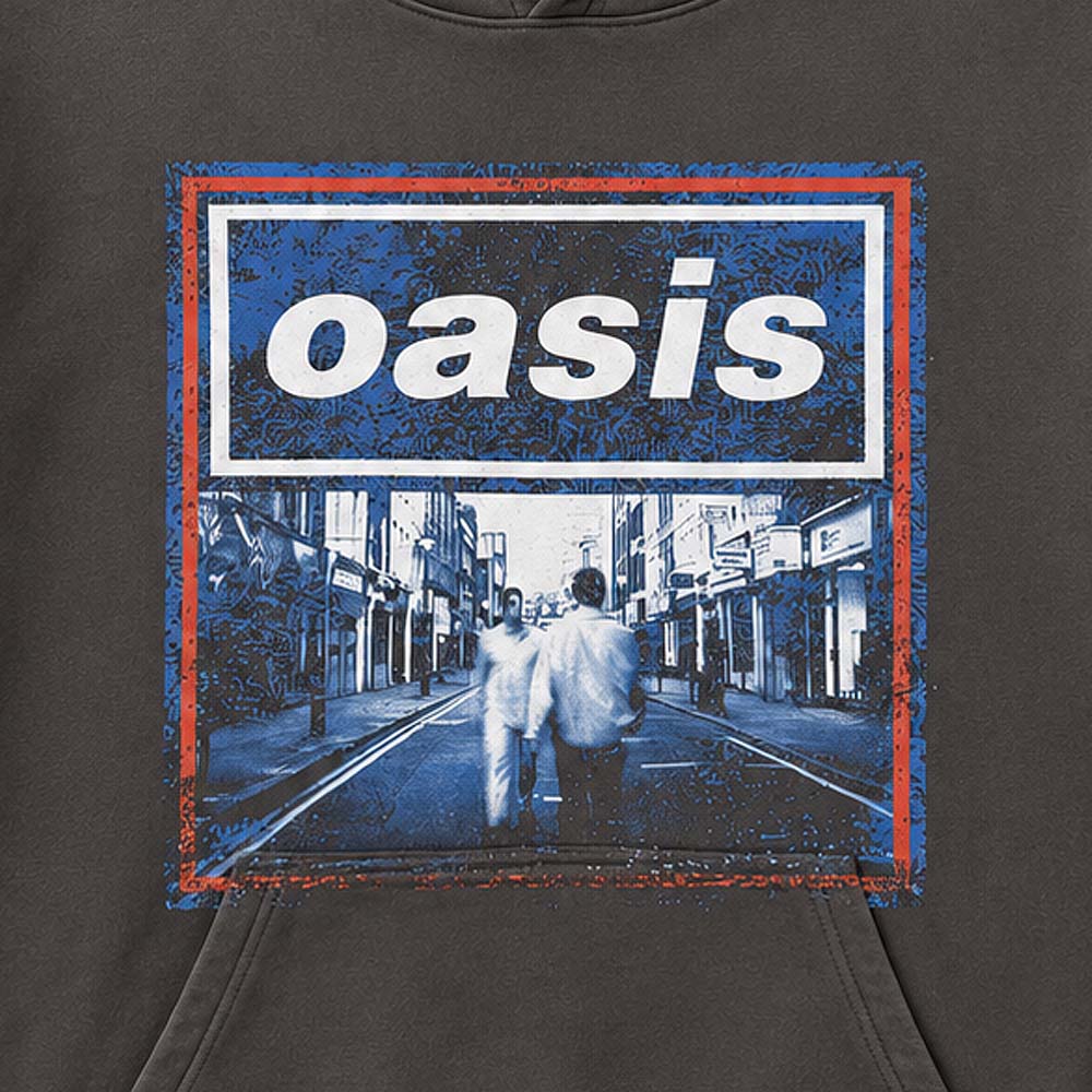 OASIS オアシス (映画「オアシス：ドント・ルック・バック・イン・アンガー」公開 ) - What's The Story Blue Tone / アームプリントあり / ツアー会場限定 / パーカー・スウェット / メンズ