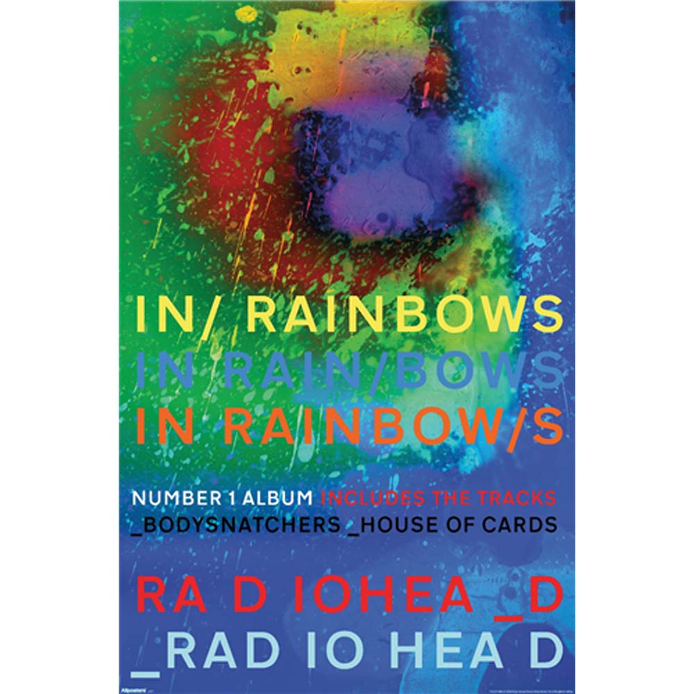 RADIOHEAD レディオヘッド (結成 35周年 ) - In Rainbows Album Art