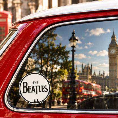 THE BEATLES ビートルズ (来日 60周年 ) - Drum Logo / ステッカー