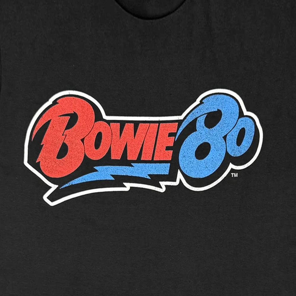 【予約商品】 DAVID BOWIE デヴィッドボウイ (生誕 80周年 ) - 80 Logo / Tシャツ / メンズ