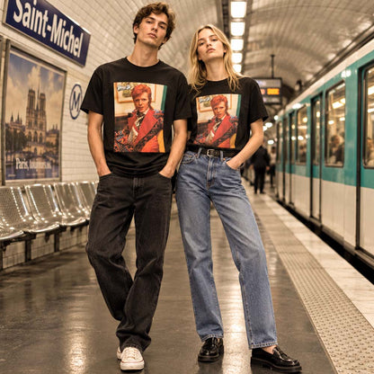 【予約商品】 DAVID BOWIE デヴィッドボウイ (生誕 80周年 ) - Ziggy Era / Tシャツ / メンズ