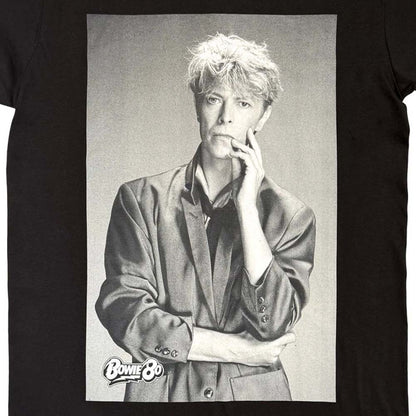 【予約商品】 DAVID BOWIE デヴィッドボウイ (生誕 80周年 ) - B&W Portrait / Tシャツ / メンズ