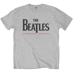 THE BEATLES ビートルズ (ABBEY ROAD 55周年 ) - Candlestick Park / バックプリントあり / Tシャツ / メンズ 【公式 / オフィシャル】