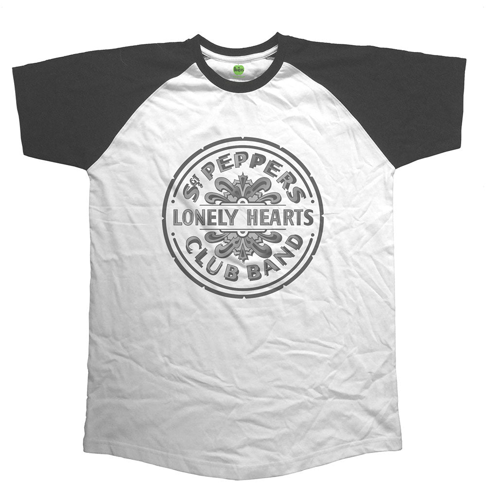 THE BEATLES ザ・ビートルズ (ABBEY ROAD発売55周年記念 ) - SGT PEPPER DRUM / 半袖ラグラン / Tシャツ / メンズ 【公式 / オフィシャル】