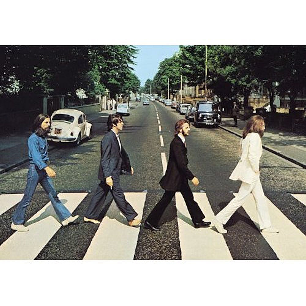 THE BEATLES ザ・ビートルズ (ABBEY ROAD発売55周年記念 ) - Abbey Road Crossing / ポストカード・レター 【公式 / オフィシャル】
