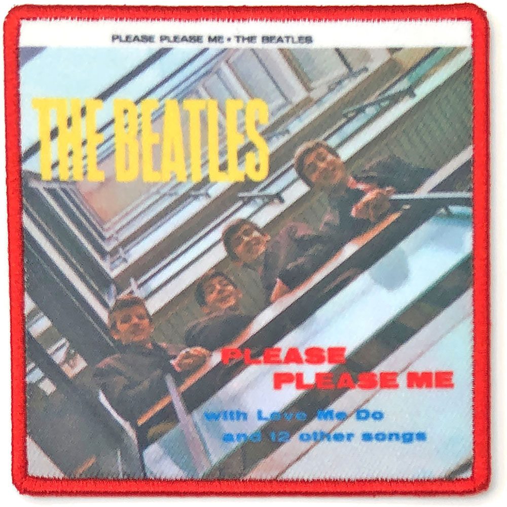 THE BEATLES ザ・ビートルズ (ABBEY ROAD発売55周年記念 ) - Please Please Me Album Cover / ワッペン 【公式 / オフィシャル】