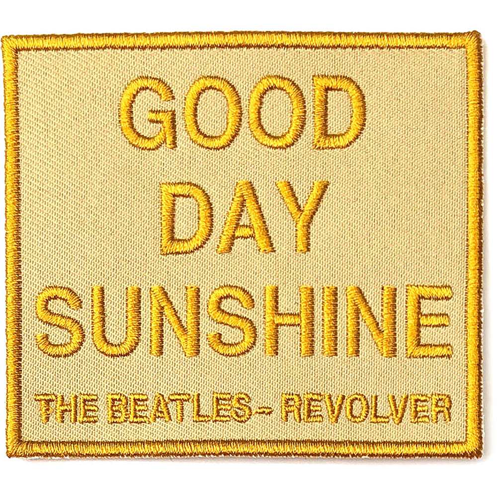 THE BEATLES ザ・ビートルズ (ABBEY ROAD発売55周年記念 ) - Good Day Sunshine / SONG TITLES / ワッペン 【公式 / オフィシャル】