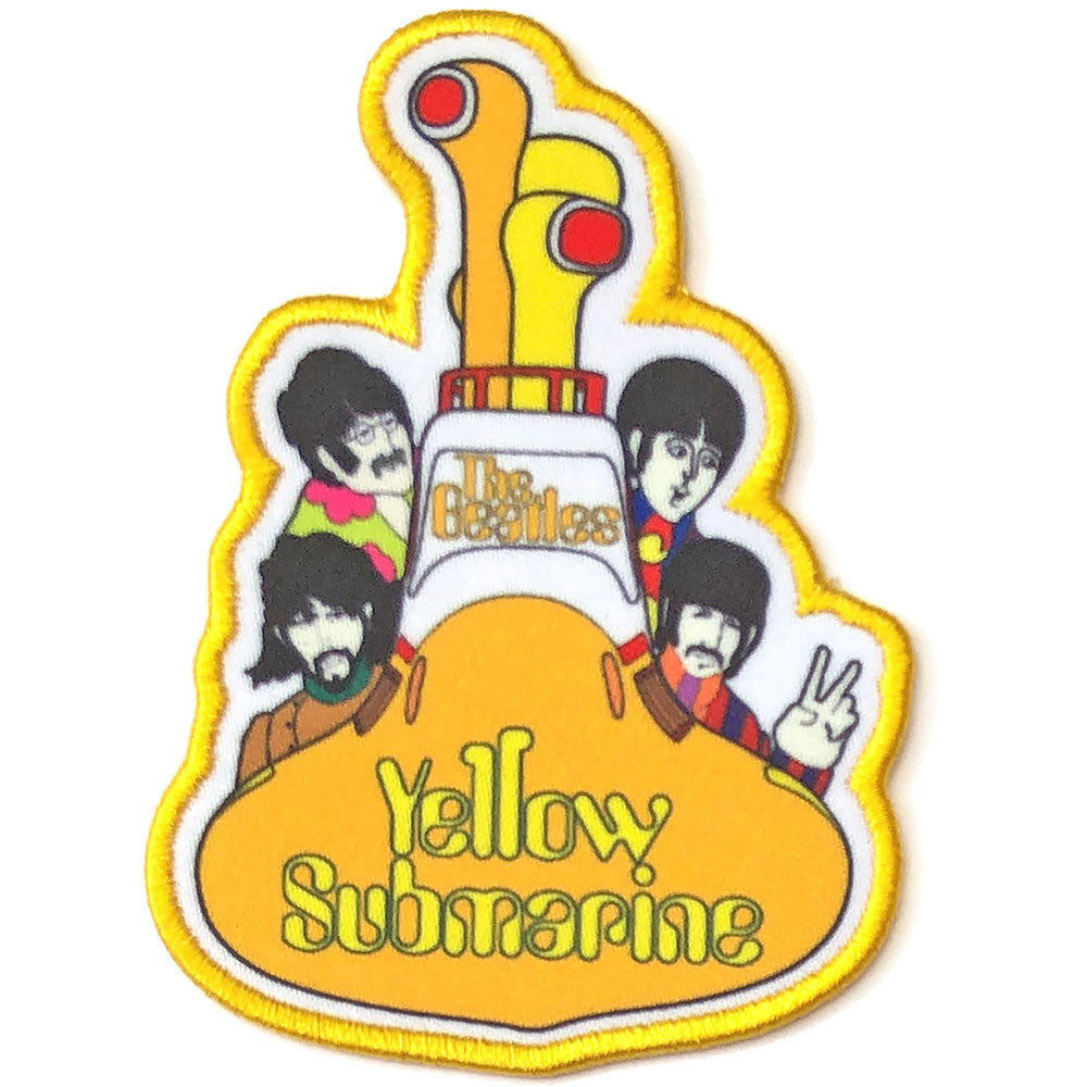 THE BEATLES ザ・ビートルズ (ABBEY ROAD発売55周年記念 ) - Yellow Submarine All Aboard / ワッペン 【公式 / オフィシャル】