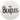 THE BEATLES ザ・ビートルズ (ABBEY ROAD発売55周年記念 ) - Black Logo / バッジ 【公式 / オフィシャル】