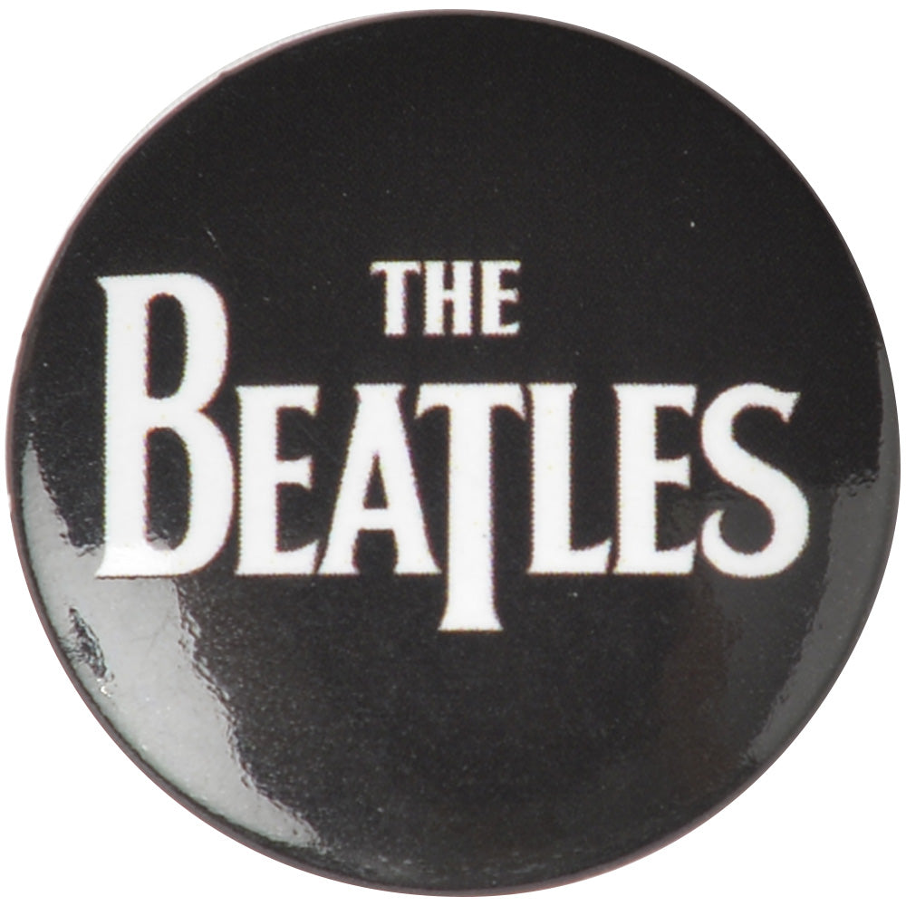 THE BEATLES ザ・ビートルズ (ABBEY ROAD発売55周年記念 ) - Whie Logo / バッジ 【公式 / オフィシャル】