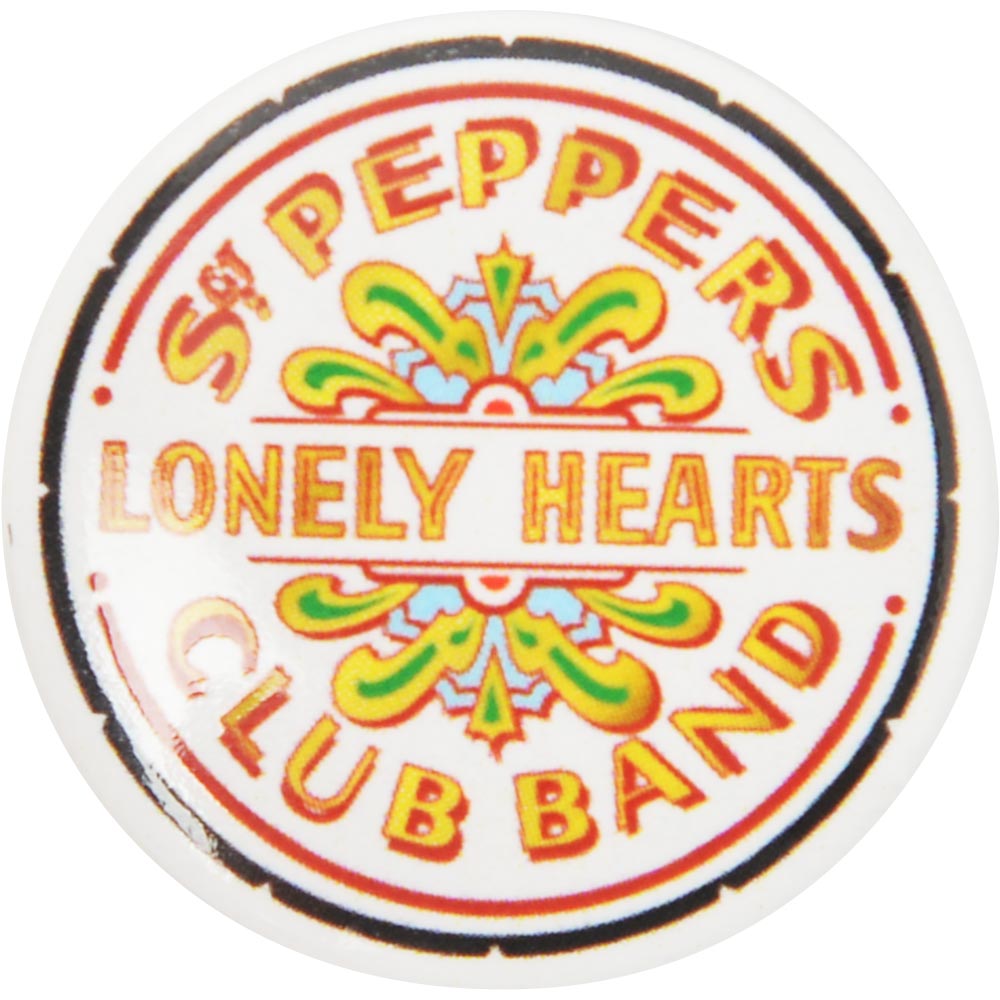 THE BEATLES ザ・ビートルズ (ABBEY ROAD発売55周年記念 ) - Sgt Peppers Logo / バッジ 【公式 / オフィシャル】