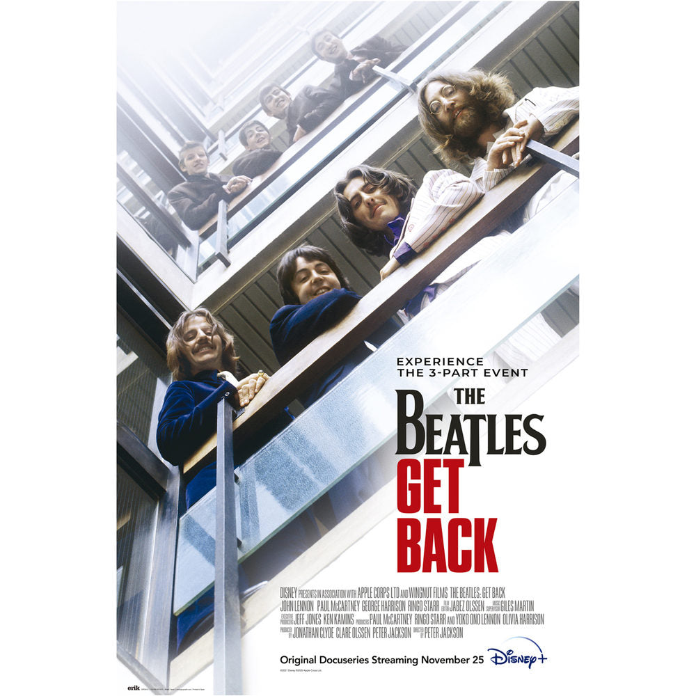 THE BEATLES ザ・ビートルズ (ABBEY ROAD発売55周年記念 ) - Get Back Movie / ポスター 【公式 / オフィシャル】