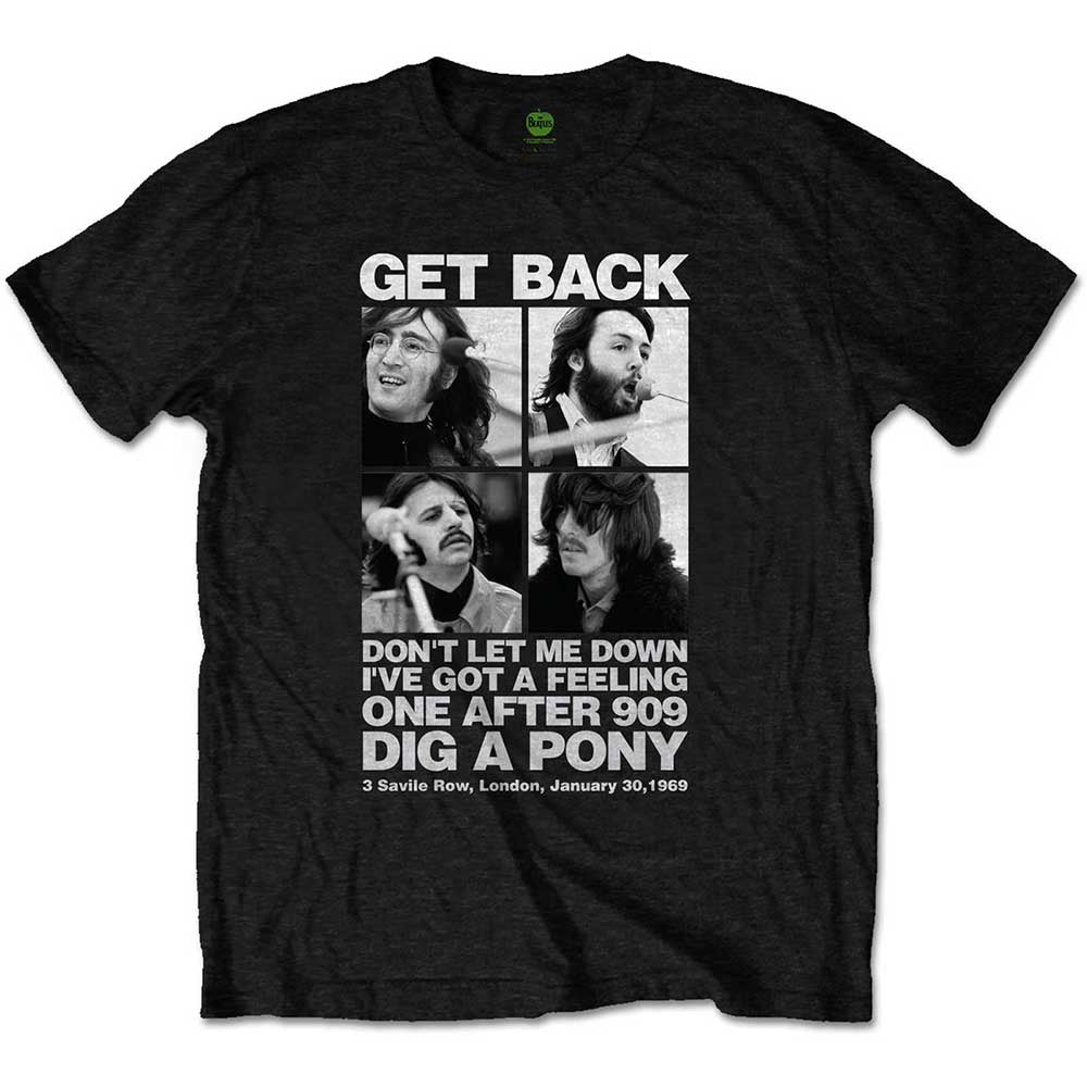 THE BEATLES ザ・ビートルズ (ABBEY ROAD発売55周年記念 ) - Get Back / 3 Savile Row / Tシャツ / メンズ 【公式 / オフィシャル】