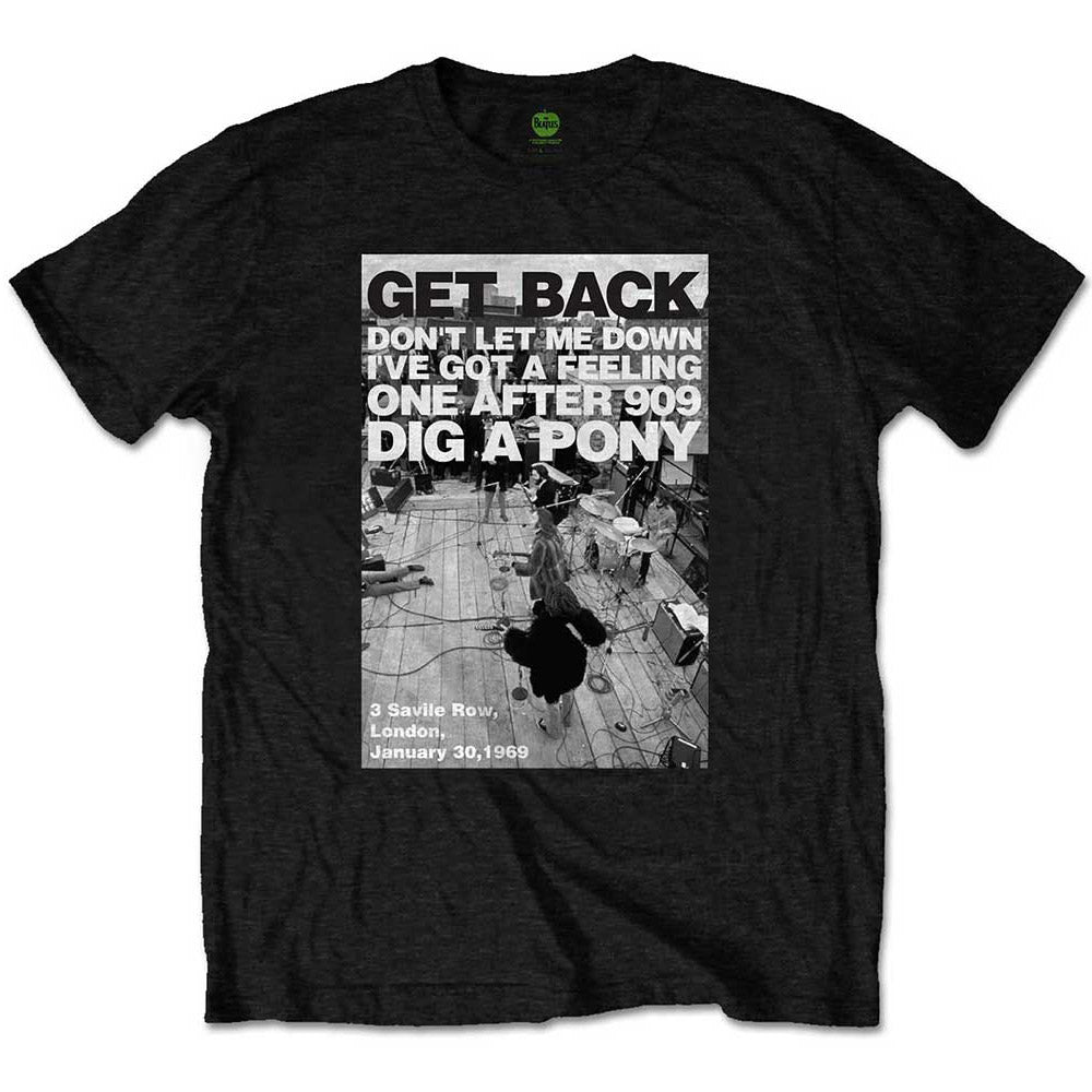 THE BEATLES ザ・ビートルズ (ABBEY ROAD発売55周年記念 ) - Rooftop Shot / Tシャツ / メンズ 【公式 / オフィシャル】