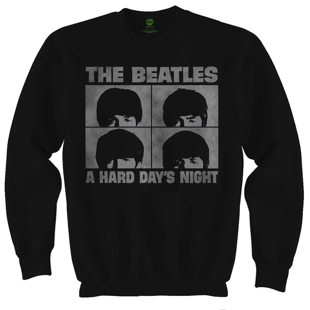 THE BEATLES ザ・ビートルズ (ABBEY ROAD発売55周年記念 ) - Hard Days Night / バックプリントあり / 長袖 / Tシャツ / メンズ 【公式 / オフィシャル】
