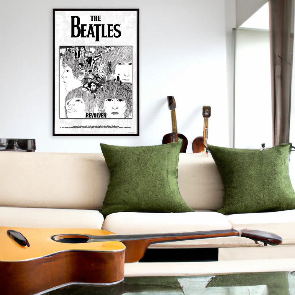 THE BEATLES ザ・ビートルズ (ABBEY ROAD発売55周年記念 ) - Revolver Album Cover / ポスター 【公式 / オフィシャル】