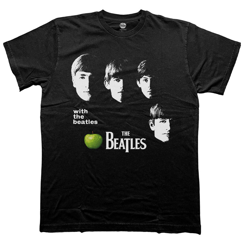 THE BEATLES ザ・ビートルズ (ABBEY ROAD発売55周年記念 ) - With The Beatles Apple / Tシャツ / メンズ 【公式 / オフィシャル】