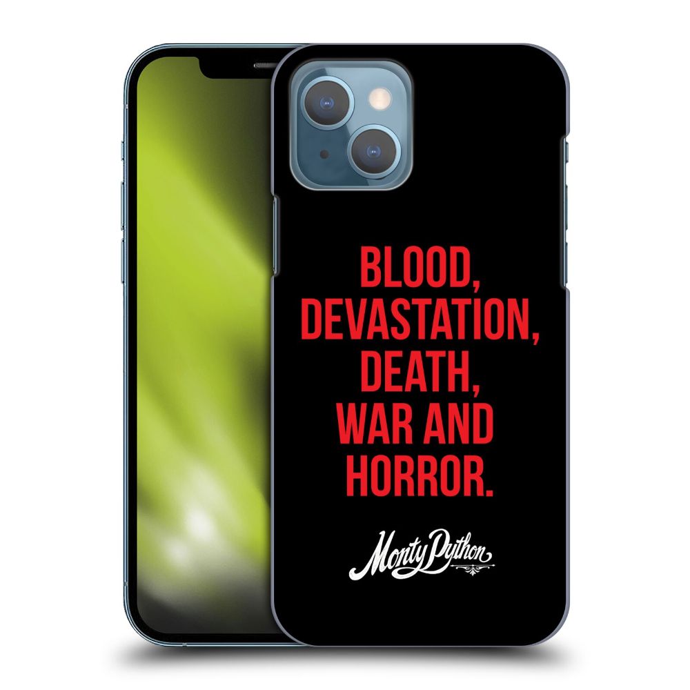 MONTY PYTHON モンティパイソン (結成55周年 ) - Blood Devastation Death War And Horror ハード case / Apple iPhoneケース 【公式 / オフィシャル】