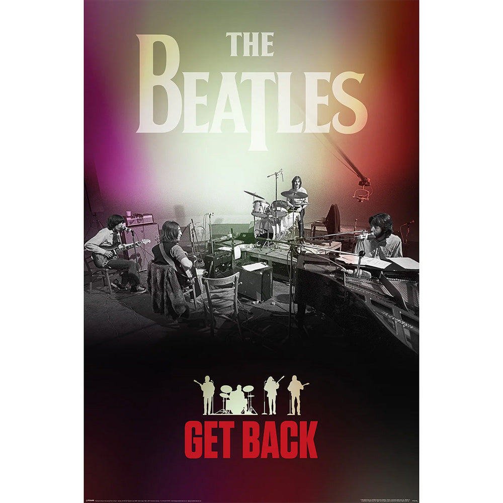 THE BEATLES ザ・ビートルズ (ABBEY ROAD発売55周年記念 ) - GET BACK / ポスター 【公式 / オフィシャル】