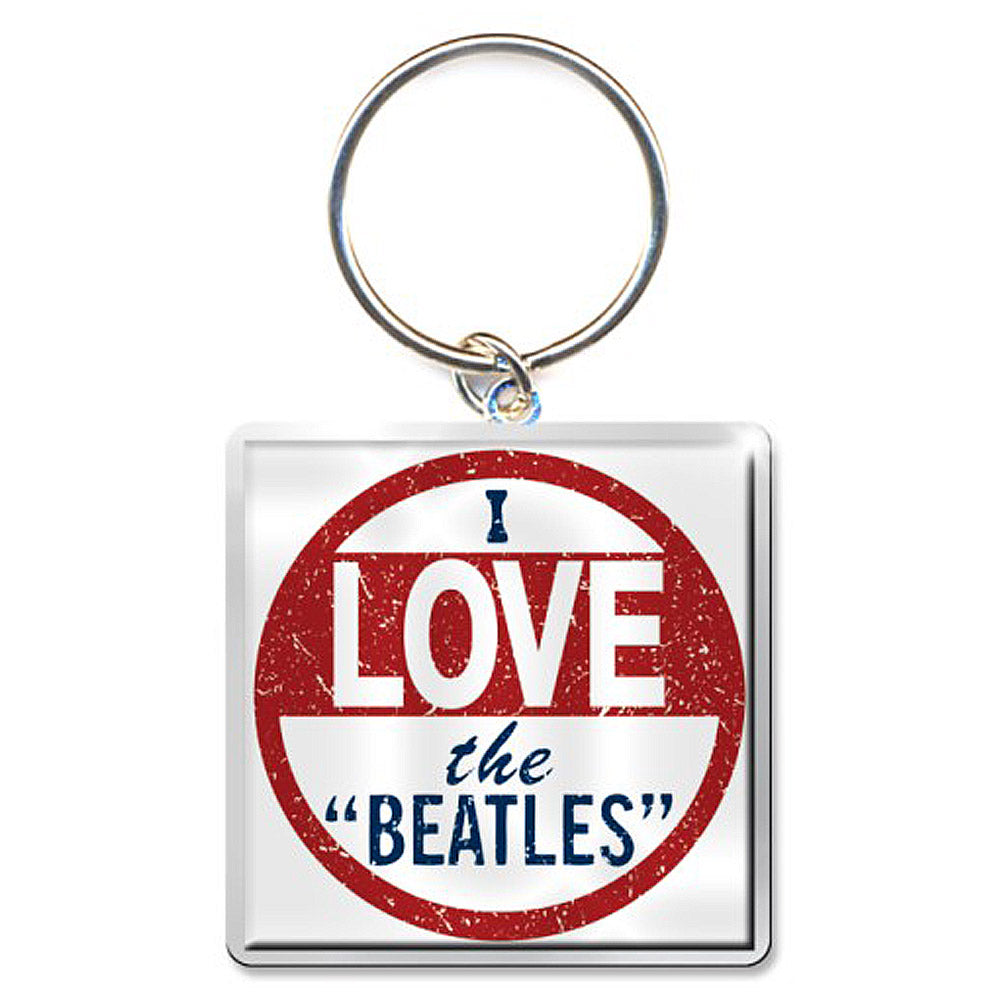 THE BEATLES ザ・ビートルズ (ABBEY ROAD発売55周年記念 ) - I Love the Beatles / キーホルダー 【公式 / オフィシャル】