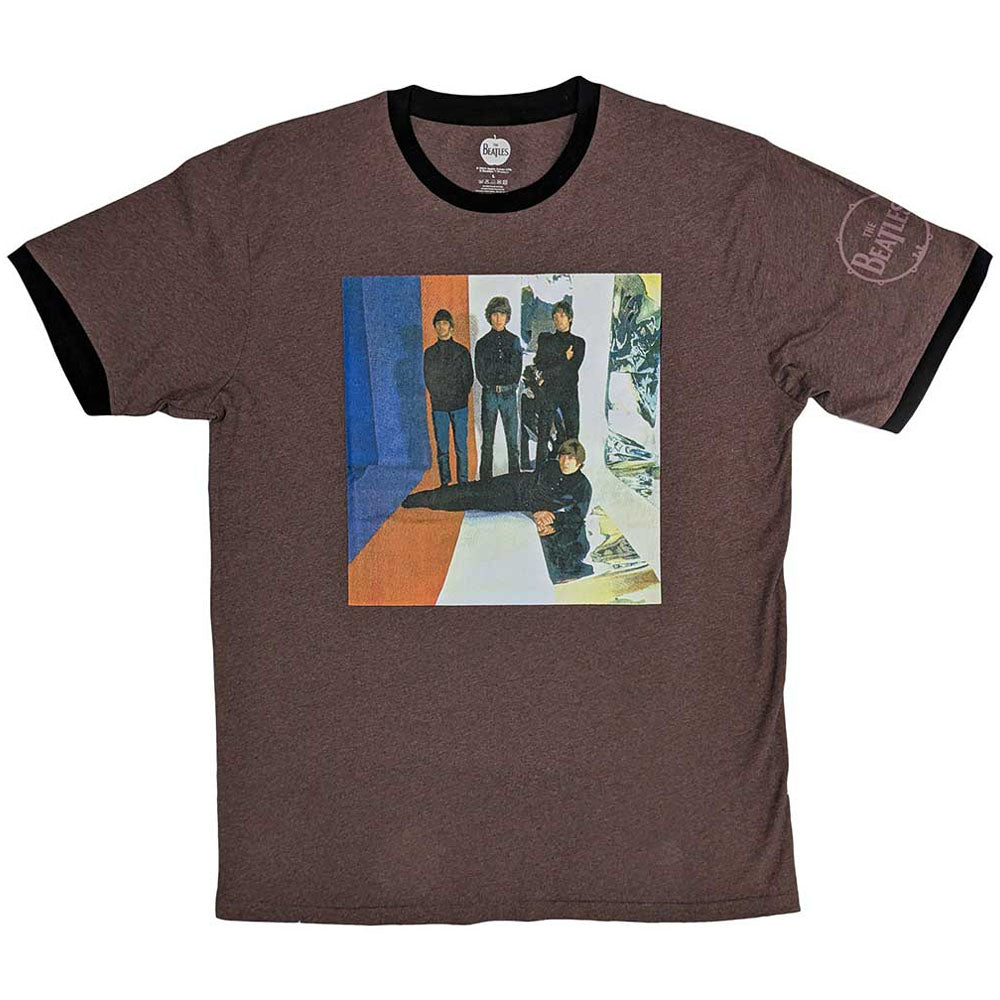 THE BEATLES ザ・ビートルズ (ABBEY ROAD発売55周年記念 ) - Stripes / Sleeve Print / リンガー / Tシャツ / メンズ 【公式 / オフィシャル】